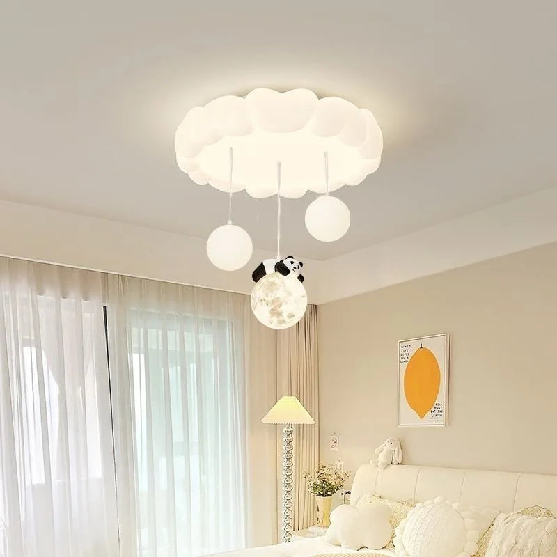 Modern Cloud LED Ceiling Light - Bubble Ball Lamp for Children's Bedroom