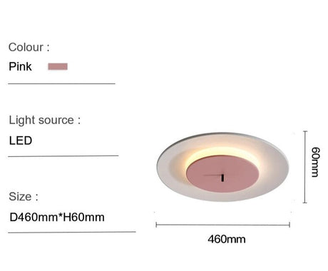 SHIDE Macaron Ceiling Lamps led Lights For Room Bedroom Smart Lamp Lighting Fixture Ultrathin Led Ceiling Light For Living Room