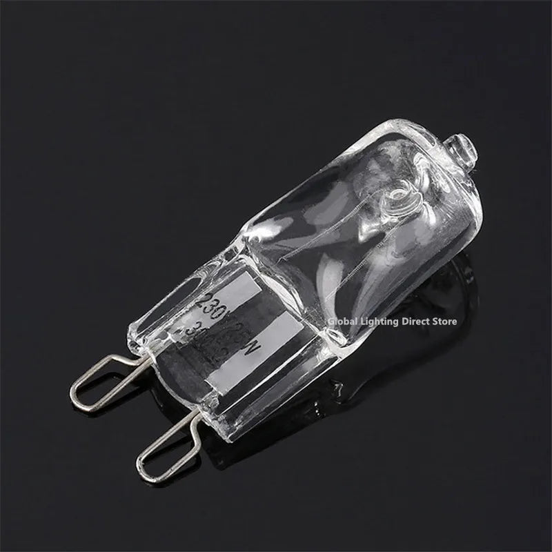 10-Pack G9 Eco Halogen Bulbs - 120V Dimmable Capsule for Crystal Chandeliers