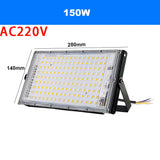 LED Light Adjust Angle Blue Light Floodlight 50/100/150W EU (No) Plug AC220V Outdoor LED Spotlights USB DC5V Party Lighting Lamp