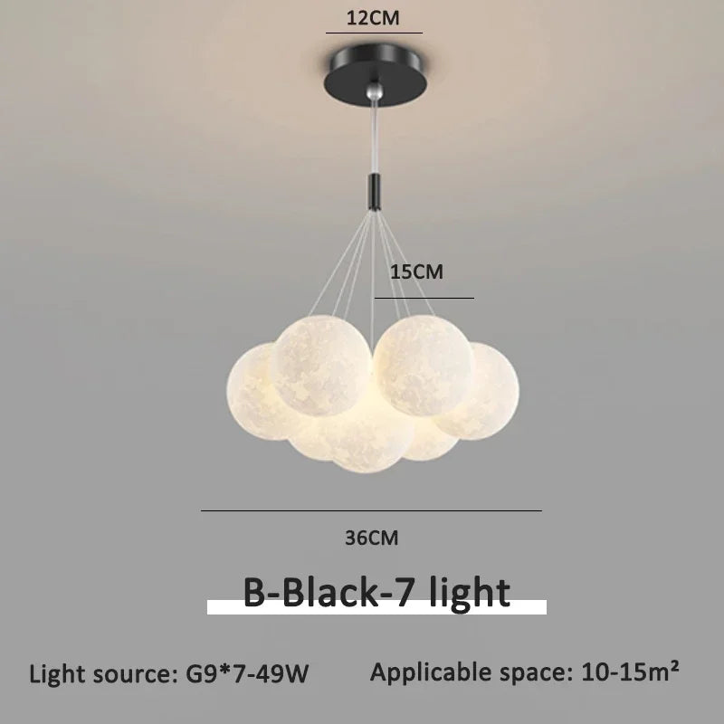 Modern Bubble Hanging Chandelier - Nordic LED Pendant Light Fixture