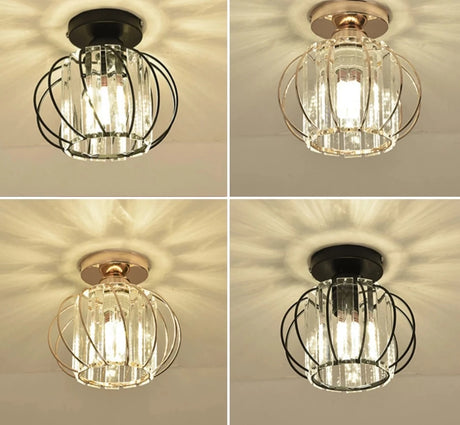 Nordic Modern K9 Crystal Ceiling Lights Indoor Ceiling Lamp Hallway Stairs Bedroom Lustre's Dining Room Fixtures Home Decors