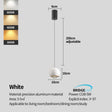 Bedside chandelier modern simple, and luxurious bedroom small chandelier restaurant bar and counter adjustable ceiling light