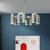 Modern Rotatable LED Pendant Lights Black Orange Gray Metal Dining Room Foyer Bedroom Lamp Fixtures Wire Adjustable