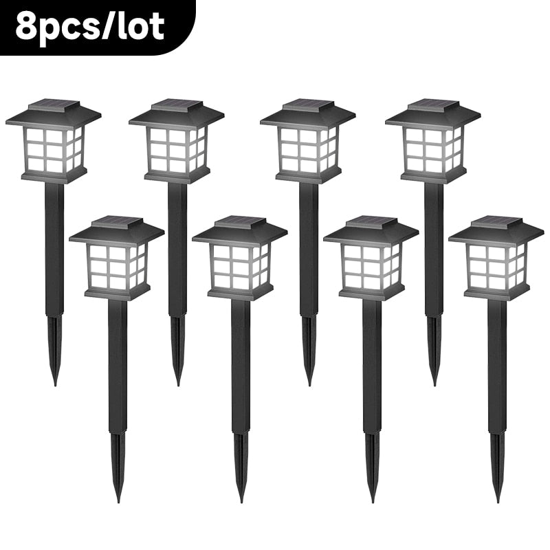 LED Solar Pathway Lamp Waterproof Outdoor Lawn Light Garden Patio Decor Landscape Energy Lighting forWalkway Yard Led Solar Lamp