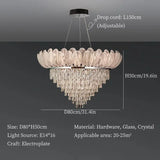 Ceiling Chandeliers Crystal Pendant Lamp Modern Design Luxury Lighting Fixtures Home Lustre Foyer Hanging Light home decoration