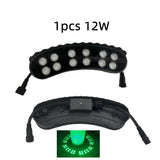 1pcs 12W IP65 Waterproof Ring Column Light Outdoor Garden Landscape LED Holding Tree Lamp Plug-in Ground Spotlight
