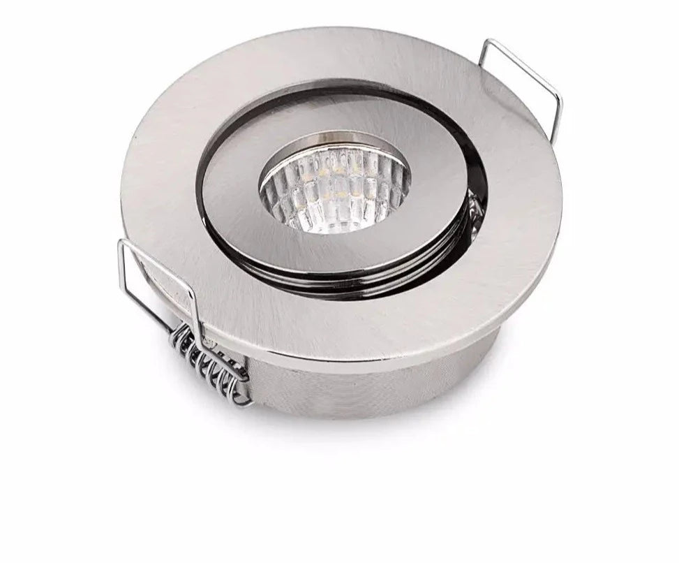  52mm 2 inch 3W LED Ceiling Spot Lights Recessed COB Mini LED Downlights DC12/24V Indoor Cabinet Lamp