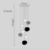 Modern Stair chandelier Pendant lights indoor lighting Ceiling lamp hanging light led Chandeliers for living room indoor lightin