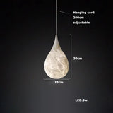 Nordic Chandelier Minimalist Stone Pendant Light for Restaurant Living Room Dining Room Bedroom Bedhead Home Decor Hanging Lamp