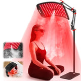 460-850nm Red Light and infrared Therapy 528 LED Chips Panel Facial Body Skin Rejuvenation Home Care Salon Device