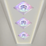 Modern Crystal Led Ceiling Lights For 5w Hallway Corridor Stairway Villa Recessed Downlight Kitchen Coffee Bar Indoor Lights