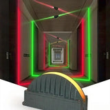LED Linear Wall Lamp (110–240V) - Aluminum Narrow Beam Spotlight & Wall Washer for Hotel Corridors & Accents