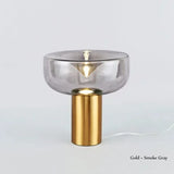 Modern Simple Bedside Table Lamp Nordic Light Luxury Radar Design Model Living Room Bedroom Bedside Light Glass Decorative LED