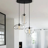 Caren Lighting handmade Glass Modern Nordic hanging loft Glass Pendant Light decor Lights Fixtures led filament dinningroom Lamp