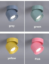 360 ° Rotatable And Foldable LED Downlights Dimmable 7W10W12W15W20W Surface Mounted Ceiling Lamp COB Spotlight AC85V-260V CRI 98