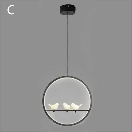 Nordic modern LED pendant lights Vintage loft bird chandeliers bedroom kitchen Dining room home decors Hanging lamp luminaire