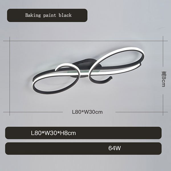 Gold/Chrome Plated Modern led Ceiling Chandelier for Living Dining Room Bedroom Study Apartment Hanging Ceiling Lamp Fixtures