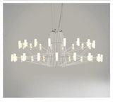 Moooi Coppelia Designer Loft Villa Duplex Chandelier Luxury High-end Living Dining Room LED Round Iron Wire Decor Lighting