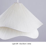 Art Decor Floral Fabric Pendant Light (60cm / 80cm) - Large Flower Shade Ceiling Hanging Lamp Fixture for Living Room, Kids Room & Dining Area