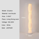Modern Nordic Grass Skirts LED Floor Lamps Living Room Bedroom Lighting Decor Lustre Floor Lights Indoor Bedside Lights Fixture