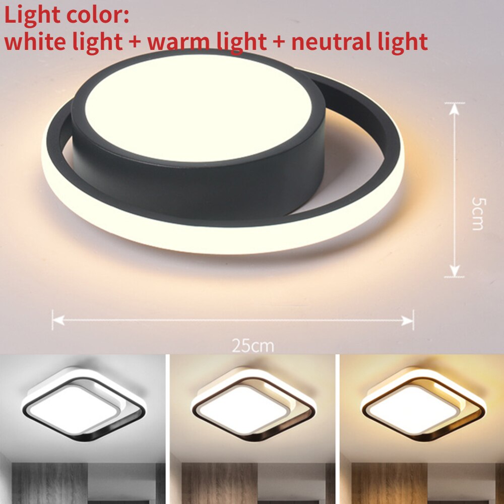 Modern LED Ceiling Lights Chandelier Nordic Living Room Lamp Lighting Minimalist Eye Protection for Indoor Living Room Bedroom