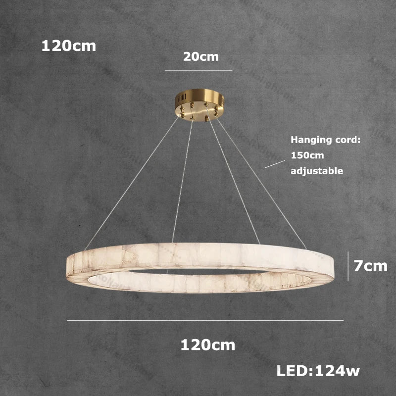 American Marble Black Chrome Gold Dimmable LED 2026 Chandelier Lighting Lustre Suspension Luminaire Lampen For Living Room
