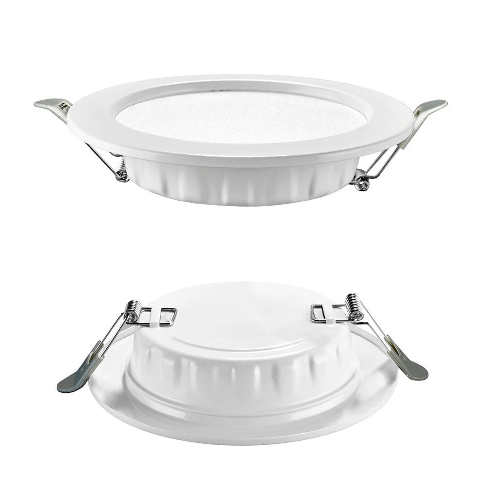 10PCS LED Downlight Recessed Ceiling Lamp 7W 9W 12W 20W Two-color White/Warm White Led Spotlight AC 220V