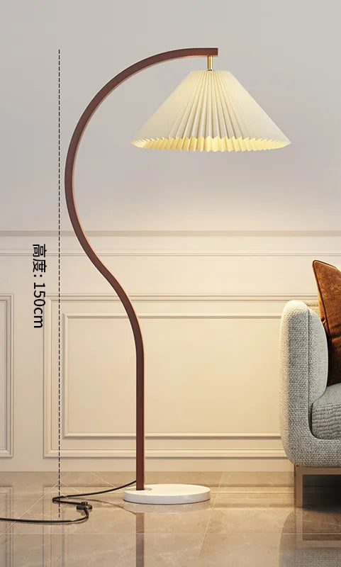 Customized Northern Europe Simplicity Character New Series Luxury Sofa Bedroom Living Room Tripod Wood Floor Lamp