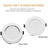10-Pack AC 220V Recessed LED Downlight - Round Ceiling Spot Lamp for Home Decor