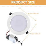 Dimmable Led Downlight 6W Slim Recessed Ceiling Light For Living Room Bedroom Kitchen Hallway Indoor Lamp Fixtures Dimming