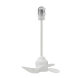 Compact 14cm E27 Screw Base Ceiling Fan - Brushless Motor Quiet Indoor Socket Fan