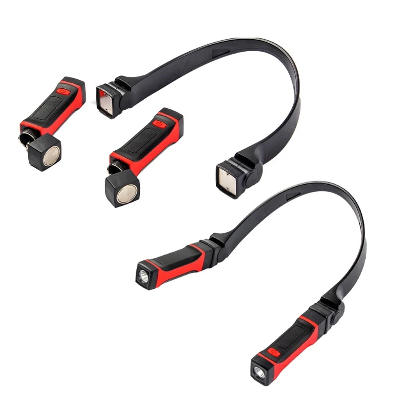 Book Light for Reading in Bed at Night USB Rechargeable Flexible Arm 2 Modes LED Reading Lamps for Repair Travel Camping