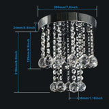 European Modern Aisle Light Corridor Hallway Creative Lighting Stair Entry Light Entry Channel Small Ceiling Light Crystal Lamps