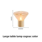 Designer Table Lamp Nordic Minimalist Glass Bottle Floor Lamp Wood Bedside Lamp Design Luminaires for Home Soft Living Room