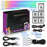 18-in-1 RGB Symphony LED Car Ambient Lighting - Bluetooth App Control Kit
