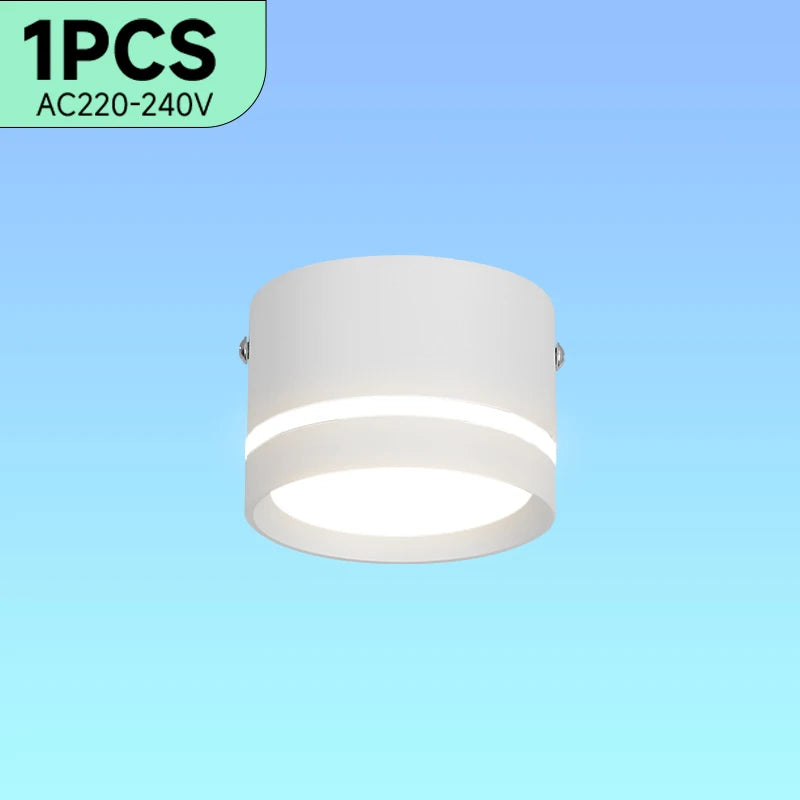 Surface Mounted Ceiling Downlight Lamp Spotlight 5/10/15w Cob Led Spot Lights Ceiling Fixtures Lighting For Bedroom Kitchen Home