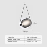 Nordic Led Colorful Glass Pendant Light Modern Fashion Czech Capsule Design Restaurant Kitchen Hanging lamp Bar Bedroom Fixtures