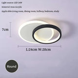 Modern Nordic LED Ceiling Light - Luxury Metal Lamp for Living Room
