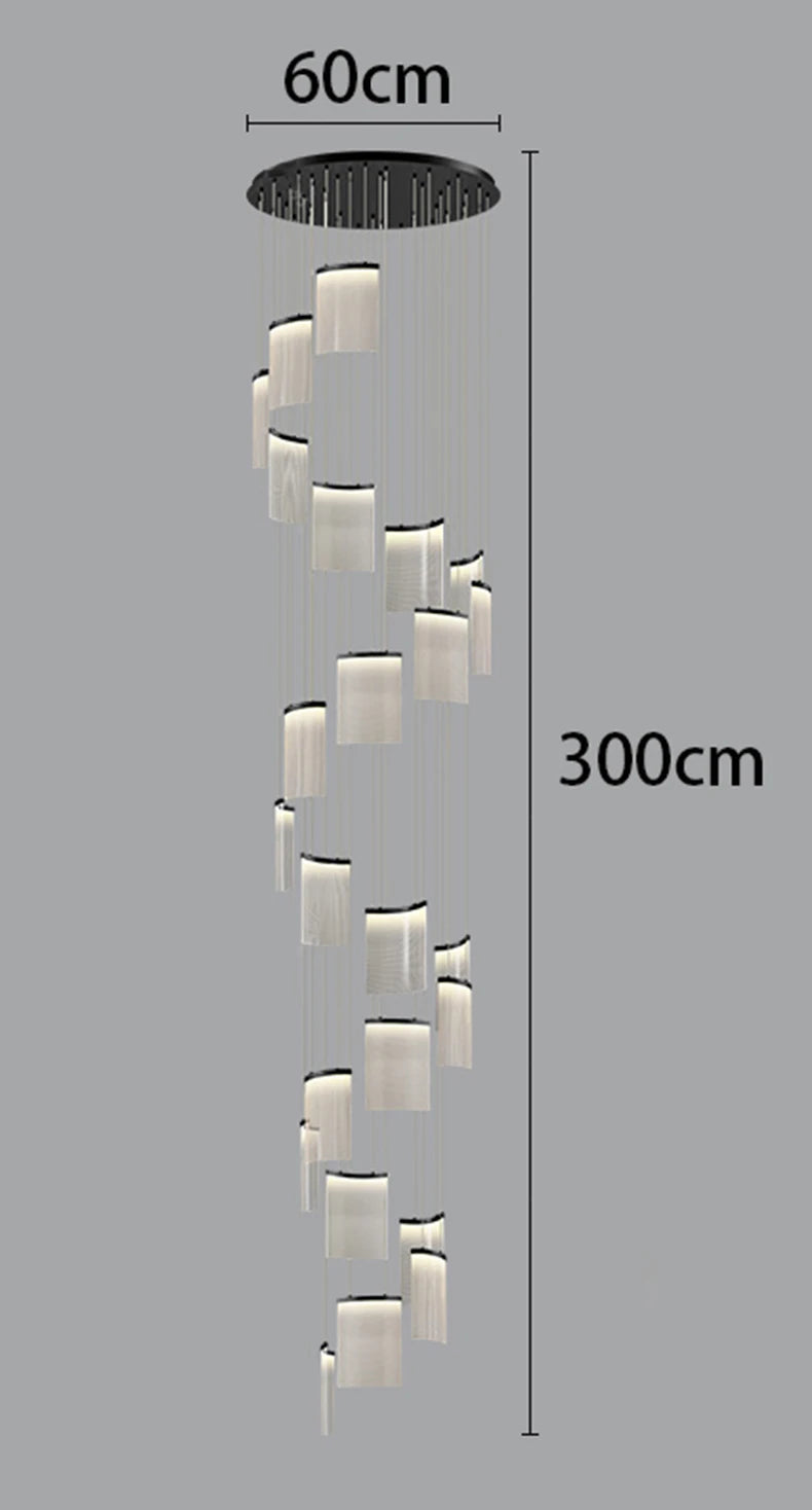 Modern Home Decor Led Chandeliers Pendant Lights Ceiling Lamps For Staircase for Living Room Loft Hanging Light Indoor Lighting