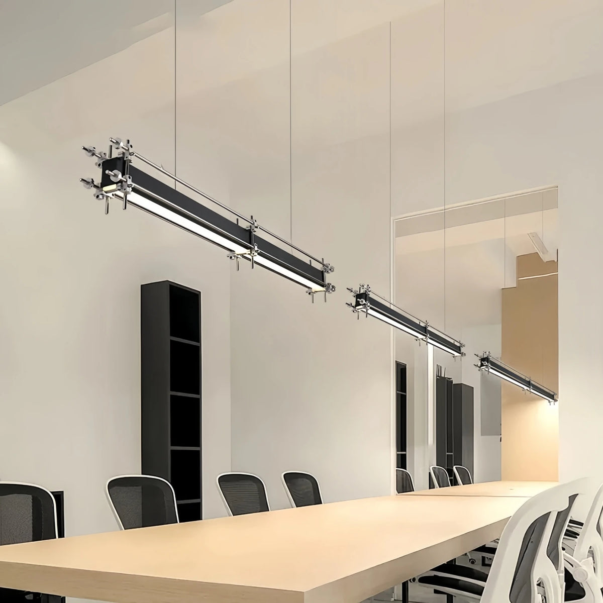 Designer Restaurant Pendant Lights Industrial Style for Cafe Office Bar 80cm to 240cm Long Minimalist Hanging Lamp
