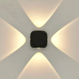 Nordic Wall Lamp Led COB IP65 Waterproof Aluminum Outdoor Indoor Up Down White Black Modern For Home Stairs Bedroom Bedside