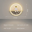 Minimalist Square Led Wall Lamps Astronaut Child Bedroom Bedsides Wall Seconded Light Modern Indoor Decors Night Lighting Fixture