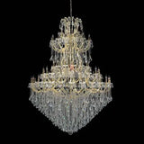 Luxury Large Crystal Chandelier - Modern Led Candle Chandelier For Hotel Lobby Villa Living Room & Entryway Lighting