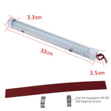 12V 72LED Car Interior Light Strip Bar Lamp Van Bus Caravan On/Off Switch 4.5W Car Trunk Lamp Led Luggage Compartment Light