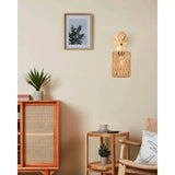 Hemp Rope Wall Sconce - Modern Farmhouse Cylinder Light for Bedroom & Hallway