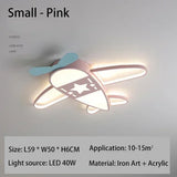 Modern Creative LED Ceiling Light Children's Cartoon Airplane Light Baby Room Bedroom Room Decoration Indoor Lighting Fixtures