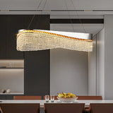 Nordic Crystal Pendent lamp Living room Chandelier New Dining room Bedroom Luxury LED Pendant High-end Interior Lighting Luster