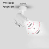 Zoomable LED Surface Spotlight - Adjustable Focus Ceiling Lamp for Retail Stores