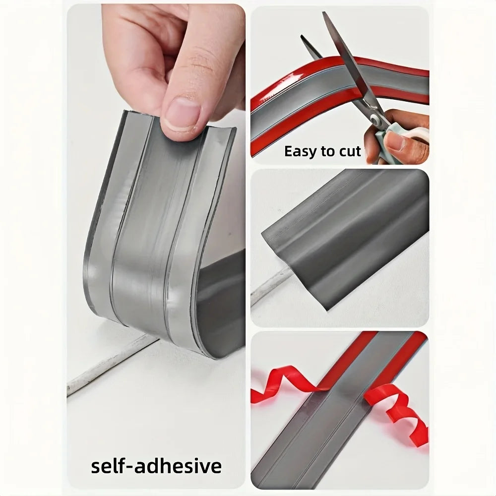 Self-Adhesive PVC Cable Protector Cover - Flexible Wear-Resistant Cord Organizer